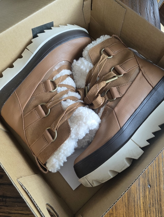 Sorel Shoes - Sorel Joan of Arctic Next Boot (waterproof) Tan Faux-Shearling Winter Boots